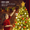 5ft Prelit Christmas Tree, Premium Hinged Artificial Fir Tree - LucktreeUS