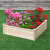 Lucktree Raised Garden Bed, 40''Lx40''Wx12''H