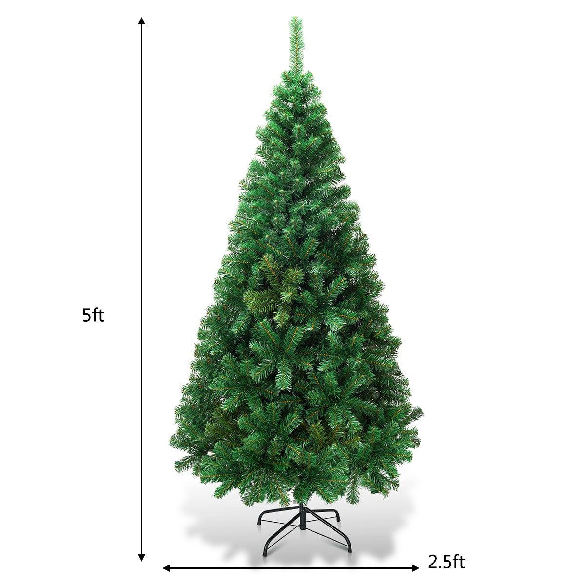 Artificial Christmas Tree with Solid Metal Stand - LucktreeUS