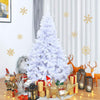 6ft /7.5ft/9ft White Artificial Christmas Tree - LucktreeUS
