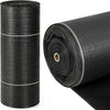 Lucktree 6.5x330 FT Weed Barrier Landscape Fabric, 3.2OZ Heavy-Duty Permeable Woven PP Ground Cover