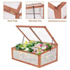 Garden Portable Wooden Green House Cold Frame (39.3" X 24.8" X 15.1")