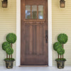2.5 Ft/3 Ft  Artificial Boxwood Topiary Tree, Fake Greenery Plants Triple Ball Tree - LucktreeUS