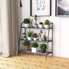 Lucktree 3 Tier Metal Plant Stand, Indoor Outdoor Plant Shelf