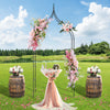 Metal Garden Arch, Rose Garden Arbor for Various Climbing Plant, Outdoor Lawn Backyard