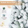 7.5 FT Snow Flocked Artificial Christmas Tree