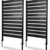 Lucktree 37" W x 61" H Outdoor Privacy Fence Screen with Ground Stakes & Base Feet (1/2)