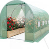 Lucktree 15 x 7 x 7 ft Walk-in Tunnel Greenhouse for Outdoors