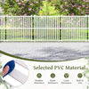 Outdoor Air Conditioner Fence, 113 x 114 cm Vinyl Privacy Screen with Metal Ground Stakes