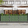 Faux Ivy Privacy Screen, Expandable Artificial Greenery Fence