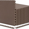 Lucktree 12/24/36/48 Tiles Exercise Flooring Mats with Border