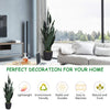 Artificial Snake Plant, 36" Fake Sansevieria - LucktreeUS