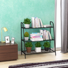 Lucktree 3 Tier Metal Plant Stand, Indoor Outdoor Plant Shelf