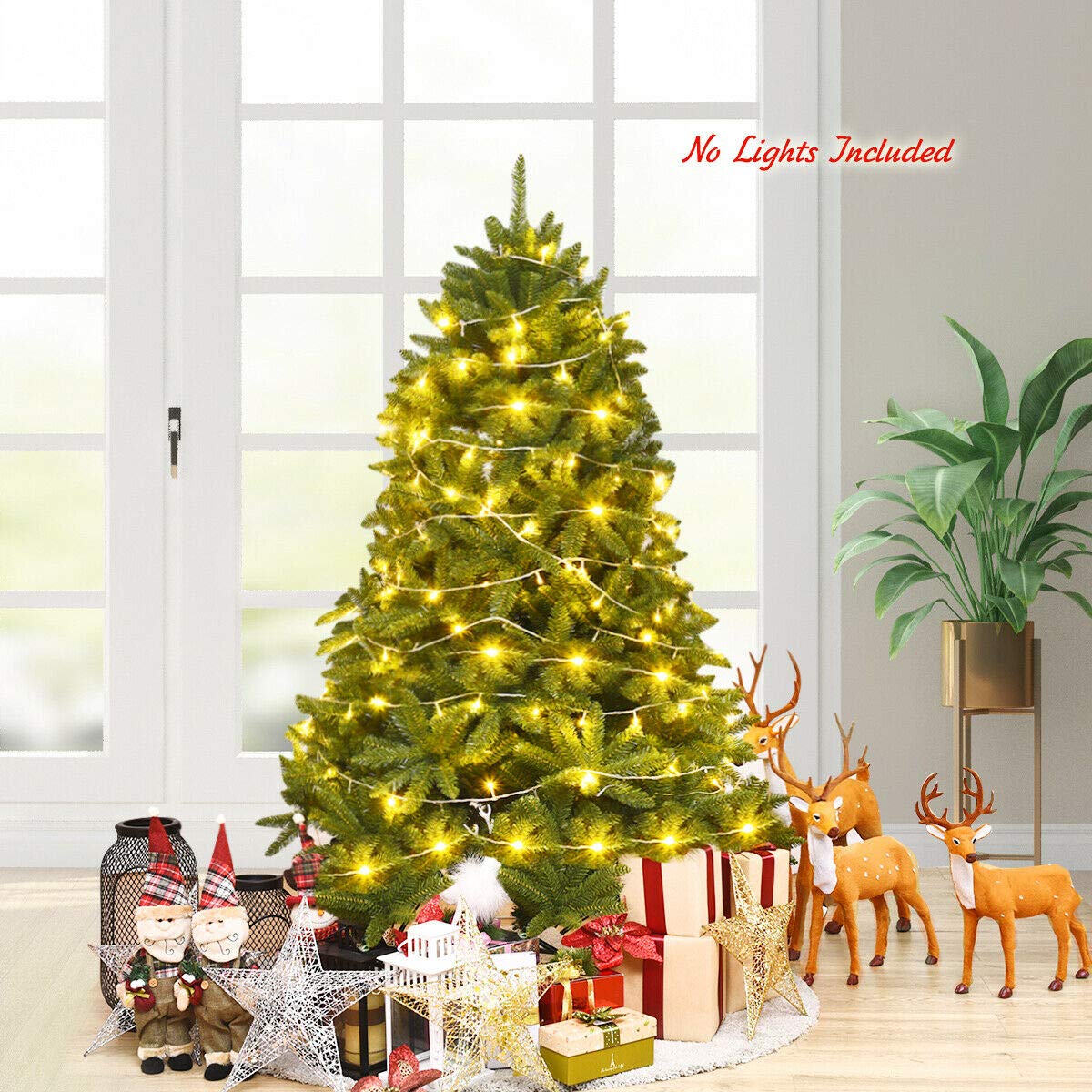 5ft Unlit Artificial Christmas Tree - LucktreeUS