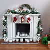 9FT Pre-lit Christmas Garland, with 50 LED Lights - LucktreeUS