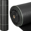 Lucktree 6.5x330 FT Weed Barrier Landscape Fabric, 3.2OZ Heavy-Duty Permeable Woven PP Ground Cover