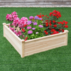 Lucktree Raised Garden Bed, 40''Lx40''Wx12''H