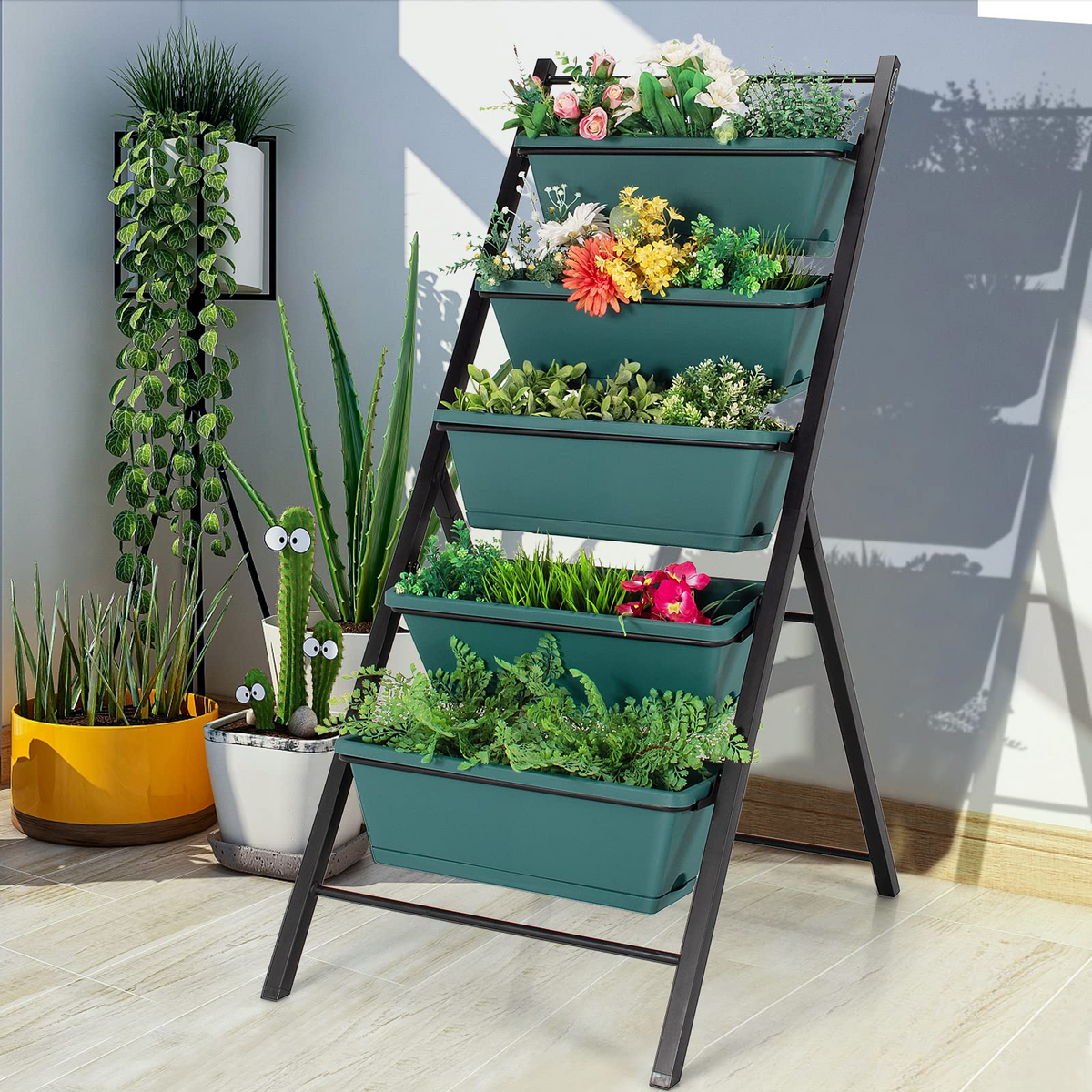 Elevated Garden Beds with Water Drainage Hole