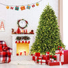 7.5ft Prelit Christmas Tree, Premium Hinged Artificial Fir Tree - LucktreeUS