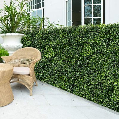 Lucktree 12PCS 20x20inch Artificial Boxwood Panels Garden Privacy Fence Screen