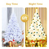 6ft /7.5ft/9ft White Artificial Christmas Tree - LucktreeUS