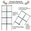 Lucktree Pack of 4 Plant Cage Support, Tomato Stakes and Cages (16''Lx 16''Wx 39''H (4 Pieces))