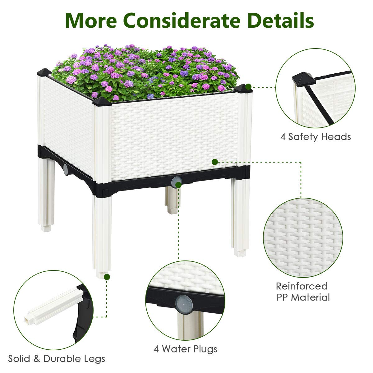 Set of 4 Raised Garden Bed Kits
