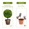 22" Artificial Ball Shaped Tree, Boxwood Tabletop Plant - LucktreeUS