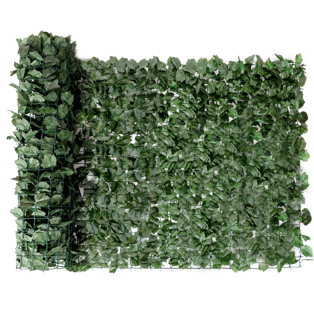 Faux Ivy Privacy Screen, Expandable Artificial Greenery Fence