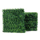 12 Pieces 20”X20” Artificial Boxwood Panels, Life-Like Topiary Hedge Plant W/ Snap Lock & Cable Ties