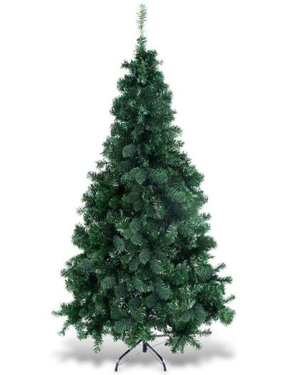 5/6/7/8 FT Artificial Christmas Tree, Unlit Full Xmas Pine Tree with 350/650/950/1138 Branch Tips & Folding Metal Stand