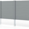 Lucktree Air Conditioner Fence 2/4 Panels - 48''W x 48''H Outdoor Privacy Screen with Upgraded Metal Stakes