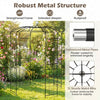 Birdcage Shape Gazebo, Garden Arch Trellis w/Hanging Hook for Climbing Plants