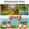 Lucktree 85in Wood Arbor Wedding Arch Garden Trellis Pergola Arbor