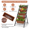 Elevated Garden Beds with Water Drainage Hole
