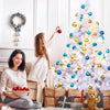 6ft /7.5ft/9ft White Artificial Christmas Tree - LucktreeUS