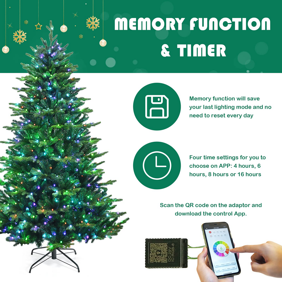 Lucktree Christmas Tree, PVC & PE Branch Tips, Indoor Holiday Festival Decoration for Residential Commercial Use - LucktreeUS