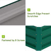 Dark Green Patio Raised Garden Bed (40" L x 32" W x 12" H)
