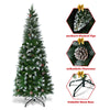 5ft, 6FT 7.5FT Artificial Pencil Christmas Tree - LucktreeUS