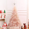 Artificial Pink Christmas Tree, 6ft/7ft Premium Unlit Hinged Spruce Full Tree - LucktreeUS