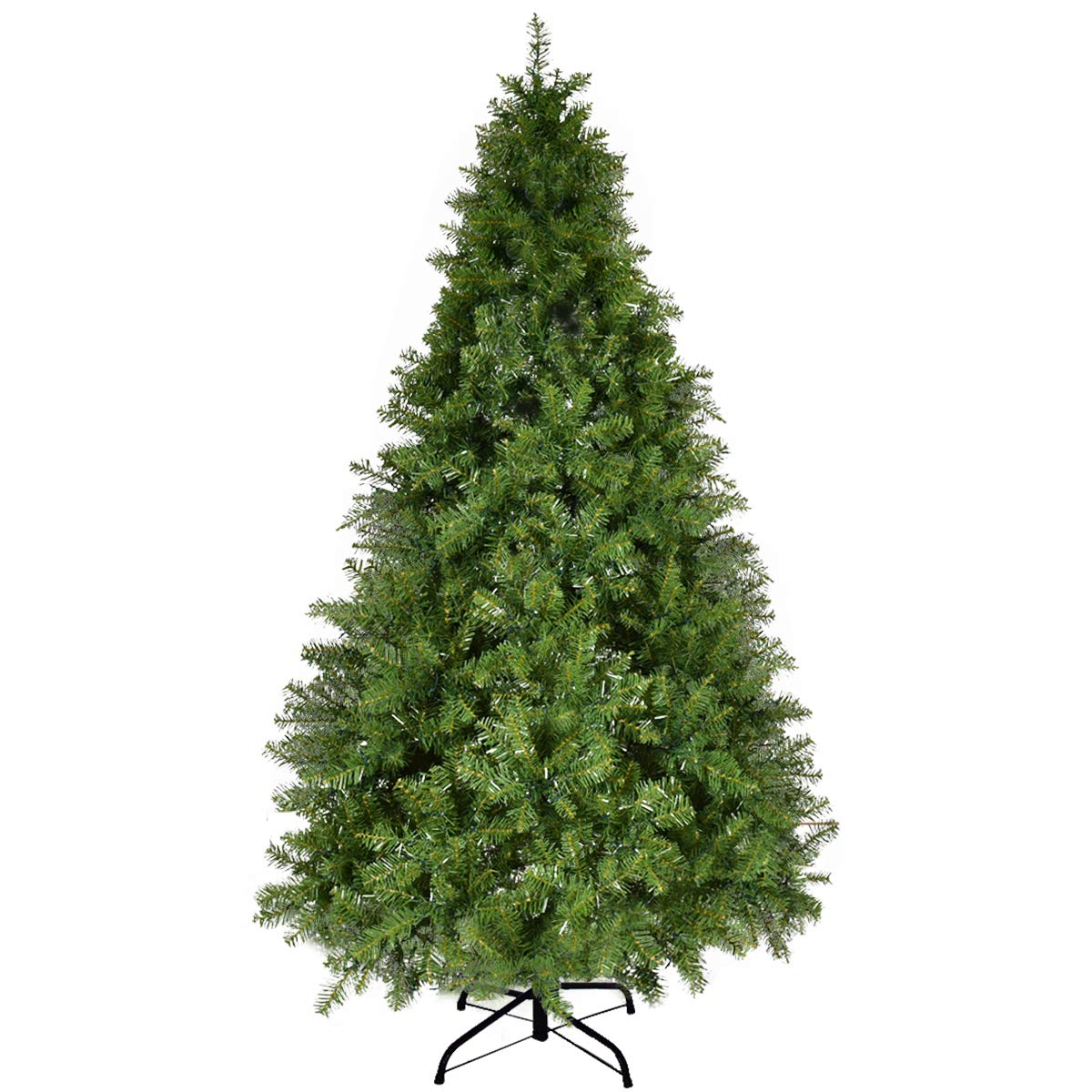 Lucktree Pre-lit Christmas Tree, 8FT Premium Hinged Spruce Tree - LucktreeUS