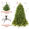 5ft Prelit Christmas Tree, Premium Hinged Artificial Fir Tree - LucktreeUS