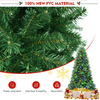 Lucktree Christmas Tree, Hinged Remote Control Artificial Xmas Tree, Residential and Commercial Decoration for Indoor - LucktreeUS