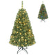 Lucktree 4FT Artificial Christmas Tree | Full Xmas Tree w/296 Branch Tips and 2 Lighting Colors