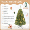Lucktree 4FT Artificial Christmas Tree | Full Xmas Tree w/296 Branch Tips and 2 Lighting Colors