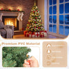 Lucktree 4FT Artificial Christmas Tree | Full Xmas Tree w/296 Branch Tips and 2 Lighting Colors