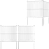 Lucktree Air Conditioner Fence 2/4 Panels - 45''W x 45''H Outdoor Fence Privacy Screen with Metal Stakes