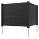 122cm x 95cm Air Conditioner Fence 2 Panels, Outdoor Privacy Fence with Metal Ground Stakes
