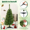 3FT Artificial Christmas Tree, Premium Mini Xmas Pine Tree with Stand Base Thicken Tips