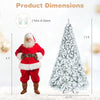 7.5 FT Snow Flocked Artificial Christmas Tree